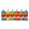 School Smart Washable Tempera Paints, Assorted Metallic Colors, Pint Set of 6